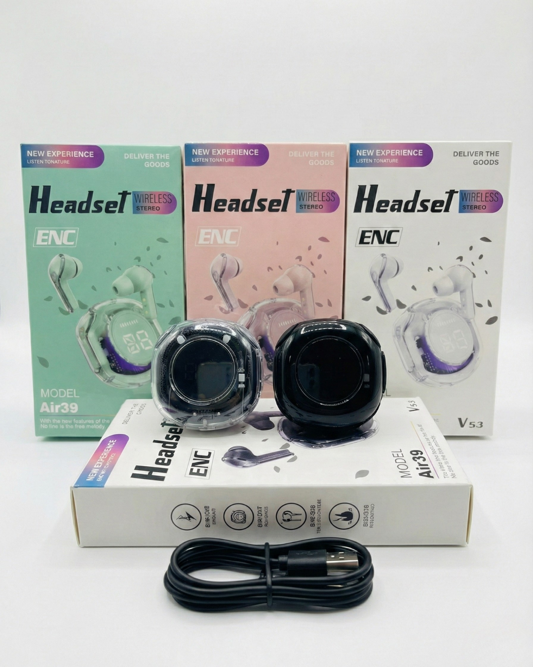 Air39 Airpods with Pouch. - The Click Bazaar