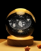 Crystal Ball Lamp - Solar System