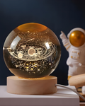 Crystal Ball Lamp - Solar System